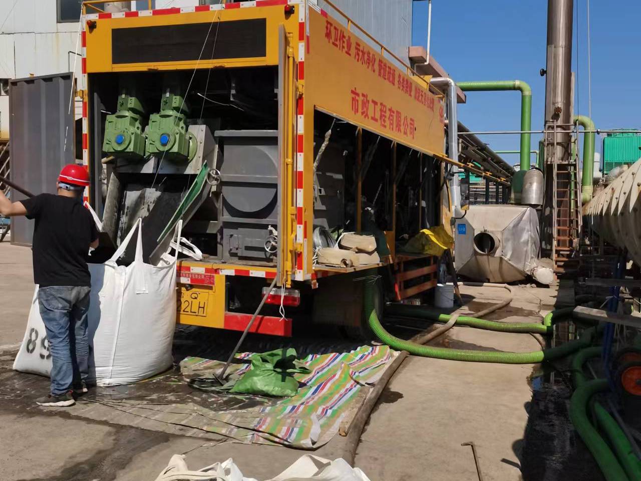 武汉淤泥压干处理